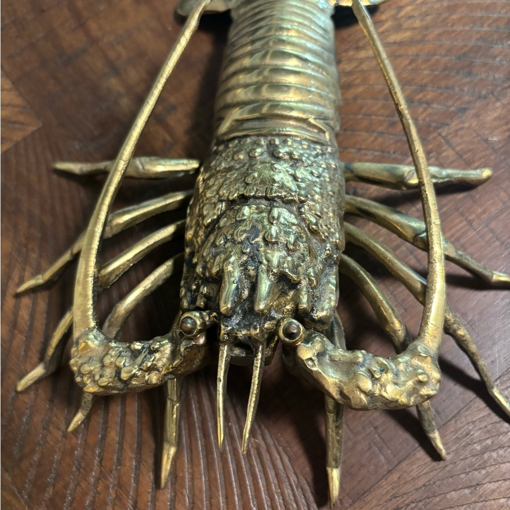 Mid century solid brass lobster - Picture 2 of 5